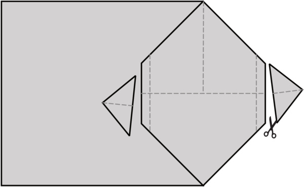 Trim squared corners