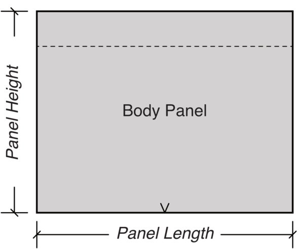 Body panel markings